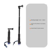 48cm Waterproof Handheld Underwater Sport Selfie Stick Extendable for Go Pro Hero 9 8 7 6 5 4 3 Action,Black