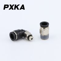 Free shipping 2PCS Mini connector pneumatic mini air pipe quick PL4 M3 thread straight through PC4 M5 elbow 6 M5 right angle