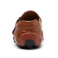 Handmade Genuine Leather Mens Shoes Casual Brand Italian Men Loafers Fashion Breathable Driving Shoes Slip on Moccasins BTMOTTZ