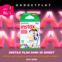 [กรุงเทพฯ ด่วน 1 ชั่วโมง]  *** Fujifilm Instax mini film (10 sheets) #ฟีล์มสี  #ฟีล์มกล้อง  #ฟีล์มโพลารอยด์   #ฟีล์มหนัง  #กล้องฟีล์ม