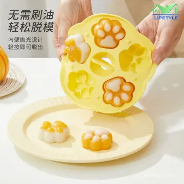 Silicone Cute Cat Paw Ice Cream Mold DIY Mold Ice Cube Tray Maker Chocolate  Dessert Accessories