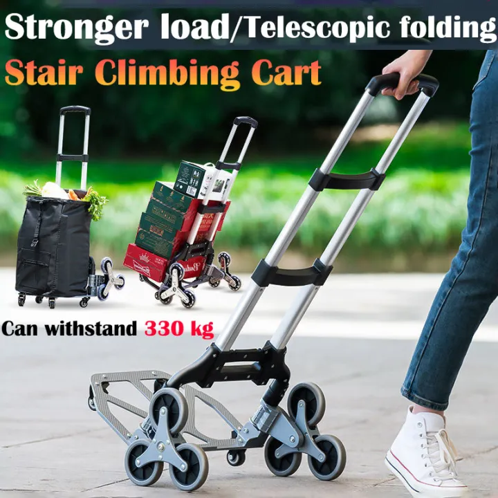 [JFS] 330 kg Stair Climbing Cart stroller market All Terrain Hand Truck