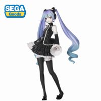 โมเดลชุดฟิกเกอร์แอคชั่นชุดเดรสโกธิค24ซม. ของ SEGA Vocalo Hatsune Miku