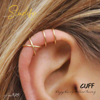 Studify | Cuff ต่างหูหนีบ เงินแท้ เหมาะกับคนแพ้ง่าย