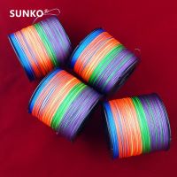 【CC】 Enough 500M SUNKO Brand 8 10 15 20 25 30 35 40 50 60 70LB Super colorful Multifilament PE Braided Fishing