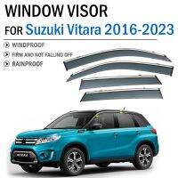 2016-2023สำหรับ Suzuki Vitara ที่บังแดดดีเฟล็คเตอร์ครอบกระจกรถยนต์ที่บังแดดกันน้ำฝนควันที่บังแดดอุปกรณ์ตกแต่งรถยนต์