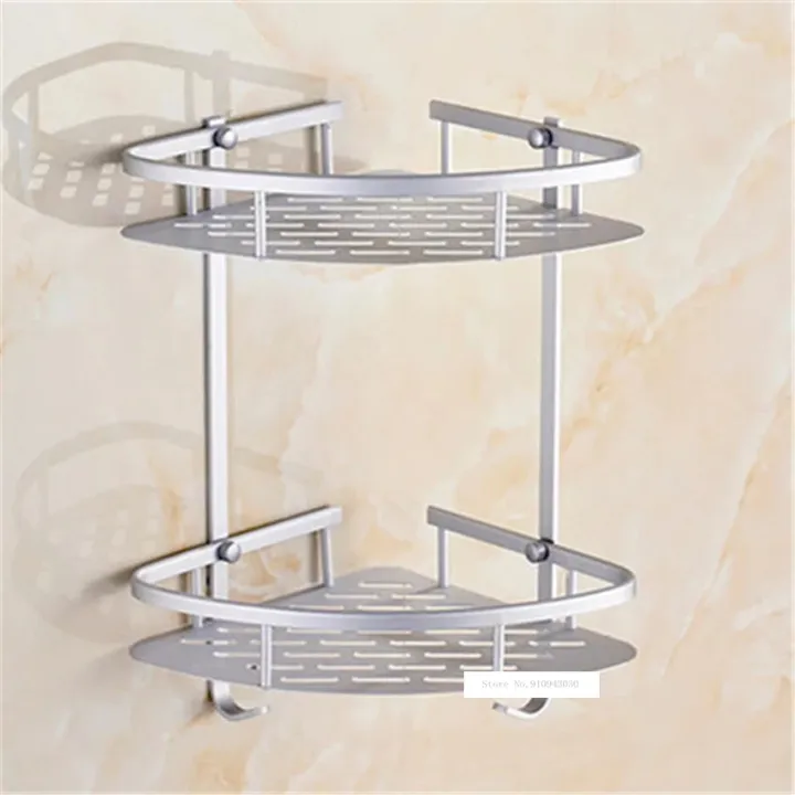 Bathroom Wall Mounted Organizer Aluminum Rack Lazada PH