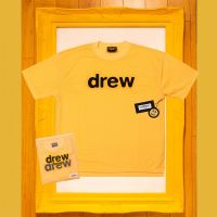 DREW HOUSE เสื้อยืดลายตาข่ายแขนสั้นอเนกประสงค์,สำหรับทั้งหญิงและชายแบบอเมริกันทรงหลวม