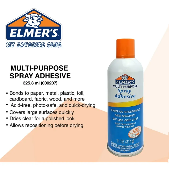 Elmer's Multi Purpose Spray Adhesive 11 oz (311g) and 4 oz(113g