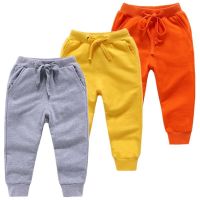 Boys Cotton Pants For 2-10 Years Solid Boys Girls Casual Sport Pants Jogging Leggings Baby Kids Children Trousers Clothing