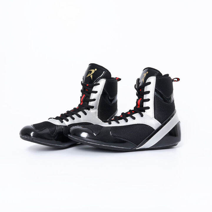 Men Women Wrestling Shoes Durable Boxing Shoes Foot Protection