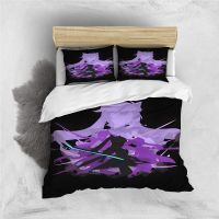 【hot】☑☏✇ Genshin Print Three Piece Set Fashion Article Children or Adults for Beds Quilt Covers Pillowcases