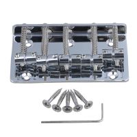 Chrome 17Mm String Space 5 String Bass Bridge 92Mm X 53.5Mm