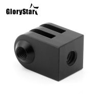 【Tech-savvy】 GloryStar อะแดปเตอร์ฐานกล้องเพื่อการกีฬากลางแจ้งอะลูมิเนียมอัลลอย CNC ขาตั้งกล้องเล็กๆสำหรับสกรูขาตั้งแบบเดี่ยวทั้ง1 4"