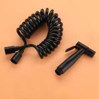 ♣♙◆ 2 in 1 Black Toilet Bidet Sprayer Hose Holder Handheld Bathroom Water Head Pipe Replacement Kit Set 2m hose