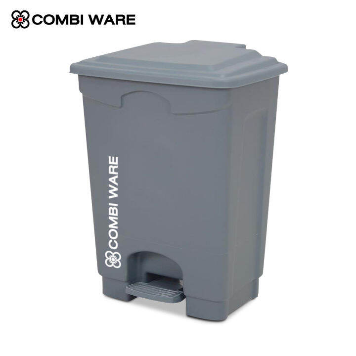 ถังขยะพลาสติกหลากสี-แบบเท้าเหยียบ-combi-ware