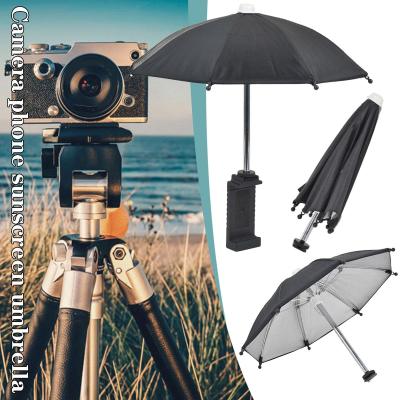 DSLR Camera Umbrella Universal Hot Shoe Cover Photography Accessories Accessory Rainy Holder For Canon Camera Sunshade Y6R0