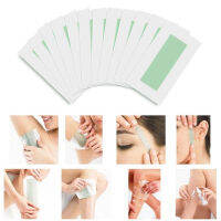 10pcsset Hair Removal Cold Wax Strips Paper For Body Facial Leg Arms Double Side Painless Shaving Depilation Skin Care Tools