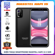 Điện thoại smartphone Masstel Hapi 15- 2 Sim, Tặng kèm ốp lưng