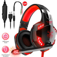 Upgrade Headset Gamers LED Light Noise Cancelling Stereo Gaming Headphones With Microphone Casque for PS4 PC X One PS5