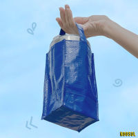 Noosol (1ใบ/แพ็ค) ถุงใส่แก้ว กระเป๋าผ้าฟาง สีน้ำเงิน กระเป๋าใส่แก้วเยติ 30oz กระเป๋าใส่แก้ว กันน้ำ ราคาถูก