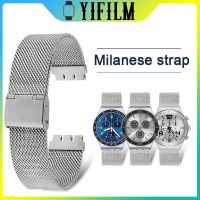 ❣ Milanese สำหรับ SWATCH สายนาฬิกาโลหะสร้อยข้อมือสแตนเลสสำหรับผู้ชายผู้หญิงสายรัดข้อมือนาฬิกาอุปกรณ์เสริมเข็มขัด 17 มม. 19 มม.