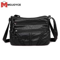 MOJOYCE Retro Women Soft PU Leather Pure Color Crossbody Shoulder Bag Small Handbag