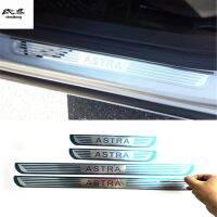 4Pcs/SET Stainless Steel For 2009-2014 OPEL ASTRA J VAUXHALL ASTRA J Ultra-Thin Car Door Sill Pedal Welcome Scuff Plate Cover