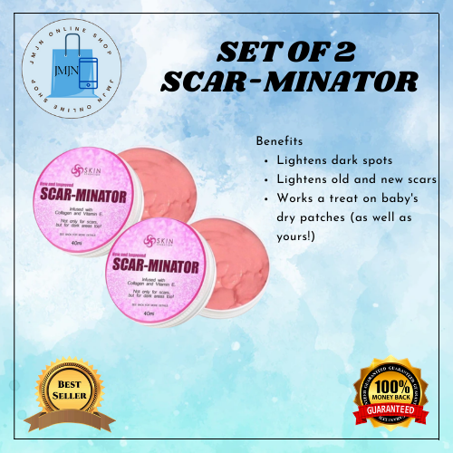 AUTHENTIC SCARMINATOR SCAR REMOVER/ALLERGIES,INSECT BITES,RASHES,BURN