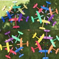 6/10PCS Foam Glider Planes Airplane Hand Throwing Toy 36CM 48cm Flight Mode Plane Model Aircraft for Kids Outdoor Sport Children