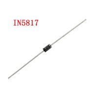 100PCS IN5817 DO-41 1A 20V ไดโอด SCHOTTKY 1N5817