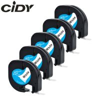 【Best-Selling】 Gadget Lab Bd CIDY 5PK LT91200 Dymo LetraTag LT 91200 10697 91220 59421เทปฉลากกระดาษสีขาวสำหรับ LT-100H