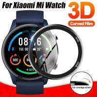 ฟิล์มกันรอยกระจก3D องศา,ฟิล์มกันรอยเต็มจอสำหรับ Xiaomi Mi Watch สีนาฬิการุ่นสปอร์ต