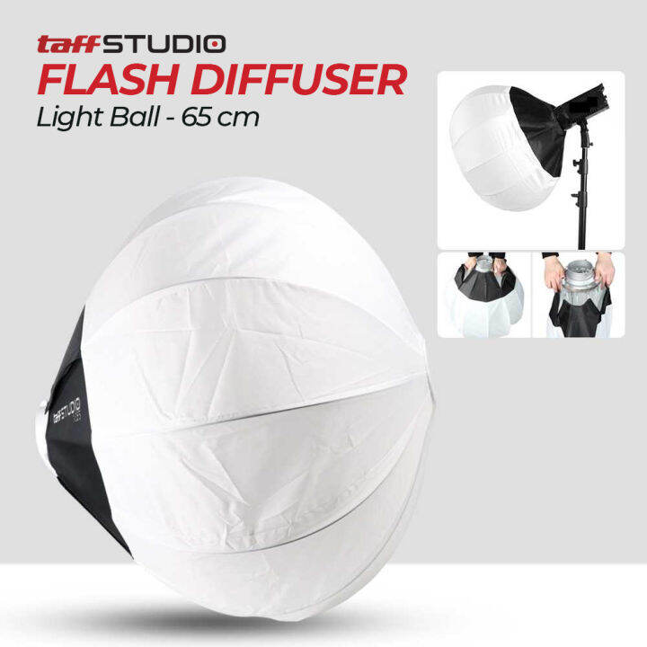 Softbox Bulat Studio Photography Light Ball 65 cm Lazada Indonesia