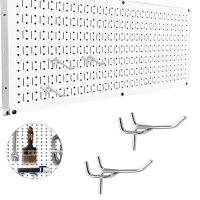 50 Pcs 2-Inch Pegboard Hooks ชั้นวางของติดผนังเครื่องมือไม้แขวนเสื้อ Home Storage Organizer Storage Display Hardware Tools