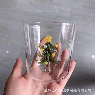 ♝▣❉  Factory Italian handmade three-dimensional animal green tree glass decoration with hand gift