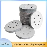 5 Inch 8 Holes Sanding Discs 60-1000 Grit Aluminum Oxide Sandpaper Abrasive Tools for Automotive Polishing Car Grinding Power Sanders