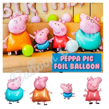 Peppa Pig Foil Balloons George Figure Cartoon Toys Globos Baby Kids Boys  Girls Baby Shower Dress Birthday Ornaments