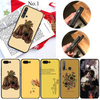 ZVZ3 Aesthetics Yellow Oil Painting อ่อนนุ่ม High Quality ซิลิโคน TPU Phone เคสโทรศัพท์ ปก หรับ Huawei Nova 7 SE 5T 4E 3i 3 2i 2 Mate 20 10 Pro Lite Honor 20 8x