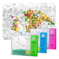 Super Painter Giant Coloring Poster Pads กระดาษโปสเตอร์ระบายสีขนาดยักษ์ ของเล่นเด็ก 2-3 ขวบขึ้นไป