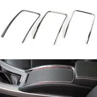 Car Water Cup Holder Trim Ring Console Box Storage Box Electroplating Strip for 2009-2013