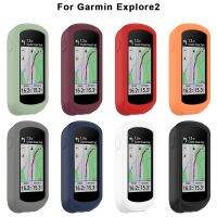 ▲♧ ฝาครอบป้องกันหน้าจอซิลิโคน TPU สำหรับ Garmin Explore 2 อุปกรณ์เสริมสมาร์ทวอทช์ Anti-fall Watch Soft Case Cover สำหรับ Explore2