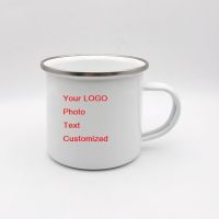 hotx【DT】 350ML Mug Cup Custom Enamel Mugs home office Personalized MAZWEI Store