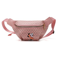 Cute Lady Fashion Casual Shoulder Messenger Bag Large Capacity Multi-functional Childrens Pockets Chest Pack