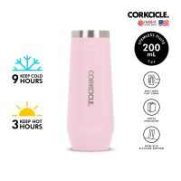 CORKCICLE แก้วสแตนเลสสูญญากาศ 3 ชั้น กักเก็บความเย็นได้นานถึง 9 ชม. เก็บความร้อนได้ 3 ชม. 207ML (7OZ) รุ่น STEMLESS ROSE QUARTZ