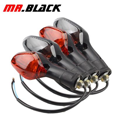 “：{}” 2 Pair Motorcycle Turn Signal Lights LED Sequential Turn Signals Indicators Universal For Honda CBR250R CBR 250R NC700 Nc750 S/X