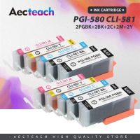 Y53 Aecteach ใช้ได้กับแคนนอนใหม่ TR8550 TR7550 PIXMA TS6150 TS6151 TS8150เครื่องพิมพ์ PGI-580 CLI-581 PGI580 CLI581ตลับหมึก