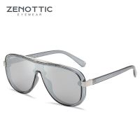 【CW】✕◑  ZENOTTIC Piece Sunglasses Men Shield Glasses Driver Shades Oversized UV400 Goggles