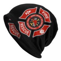 【YD】 Firefighter Bonnet Beanie Knitted Hat Men Hip Hop Warm Fireman Skullies Cap