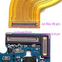 2ชิ้น5ชิ้นสำหรับ Samsung Galaxy A71 A515F A51 A715F หน้าจอแอลซีดีคอนเนคเตอร์ FPC บนเมนบอร์ด USB บอร์ดซ่อมโทรศัพท์มือถืออะไหล่สายเคเบิลแบบยืดหยุ่น